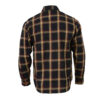 Milwaukee Leather  Men's Black and Yellow with Red Long Sleeve Cotton Flannel Shirt - MNG11669 - Image 4