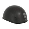 MPH DOT Half Helmet w/ Carbon Fiber Look Shiny Black - MPH9713DOT - Image 5