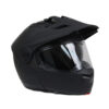 Flat Black 'Ominous' Dual Sport Advanced Motorcycle Modular Helmet - MPH9820DOT - Image 2