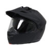 Flat Black 'Ominous' Dual Sport Advanced Motorcycle Modular Helmet - MPH9820DOT - Image 3