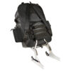 Large Leather & Textile Cruiser Sissy Bar Back Pack (15X22X7) - SH540 - Image 2