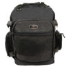 Large Leather & Textile Cruiser Sissy Bar Back Pack (15X22X7) - SH540 - Image 3