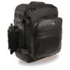 Medium Leather & Textile Cruiser Sissy Bar Back Pack (12X16X6) - SH54001