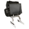 Medium Textile Two Piece Studded Touring Sissy Bar Bag (14X15X7) - SH602S - Image 7