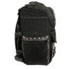 Medium Textile Two Piece Studded Touring Sissy Bar Bag (14X15X7) - SH602S - Image 4