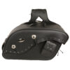 Large Cruiser Style Riveted Throw Over Saddle Bag (20X13X7X25) - MP8300 - Image 3