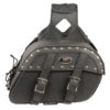Medium Zip-Off Pvc Studded Throw Over Saddle Bag (10.5X15X6X18) - MP8330 - Image 3