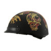 MPH DOT Helmet w/ Drop Sun Visor Web & Skull Graphic Matte - MPH9724DOT - Image 5