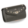 Small PVC Studded Windshield Bag w/ Quick Release (8X4X3) - SH49906