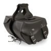 Large Zip-Off PVC  Throw Over Saddle Bag (15X12X7X22) - SH55302ZB