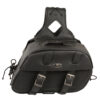 Zip-Off PVC Throw Over Rounded Saddle Bag (15X10X6X18) - SH611ZB - Image 2