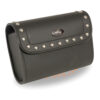 Large Studded PVC Windshield Bag w/ Adjustable Strap Closure (10.5X6.5X3) - SH632