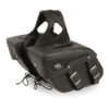 Medium Zip-Off PVC Slanted Throw Over Saddle Bag (13X10X5.5X20) - SH65801ZB