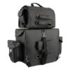 Black PVC 2-Piece Studded Touring Pack Sissy Bar Bag - SH660 - Image 5
